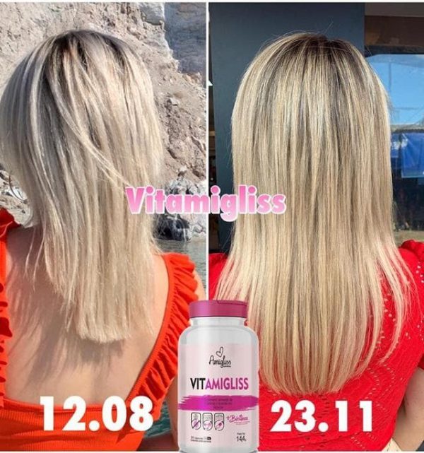 vitamigliss cabelos e unhas amigliss 30caps vitamigliss cabelos e unhas amigliss 30caps