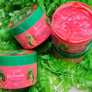 esfoliante corporal e facial de melancia miss rosÊ